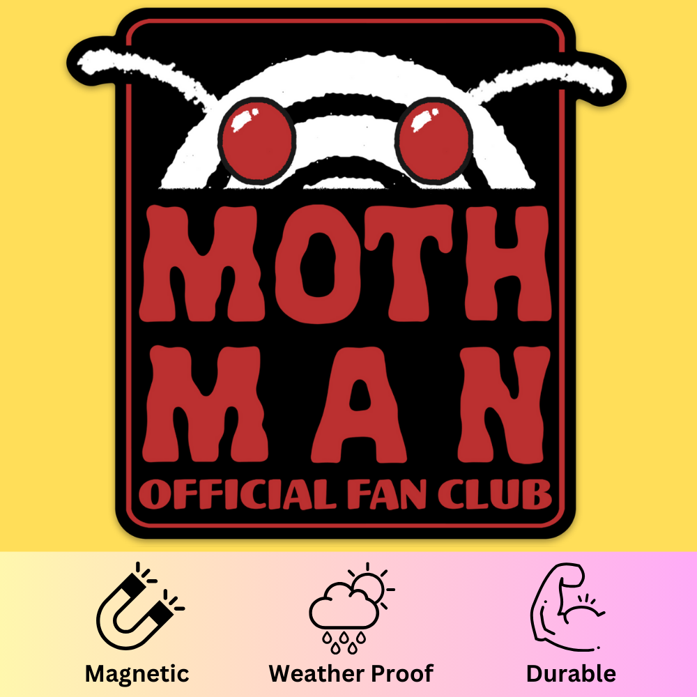 'Mothman Fan Club' Bumper Magnet