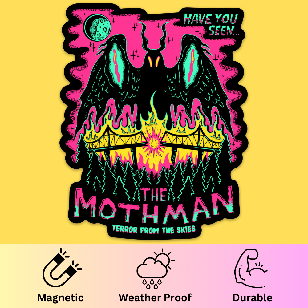 'Mothman' Bumper Magnet