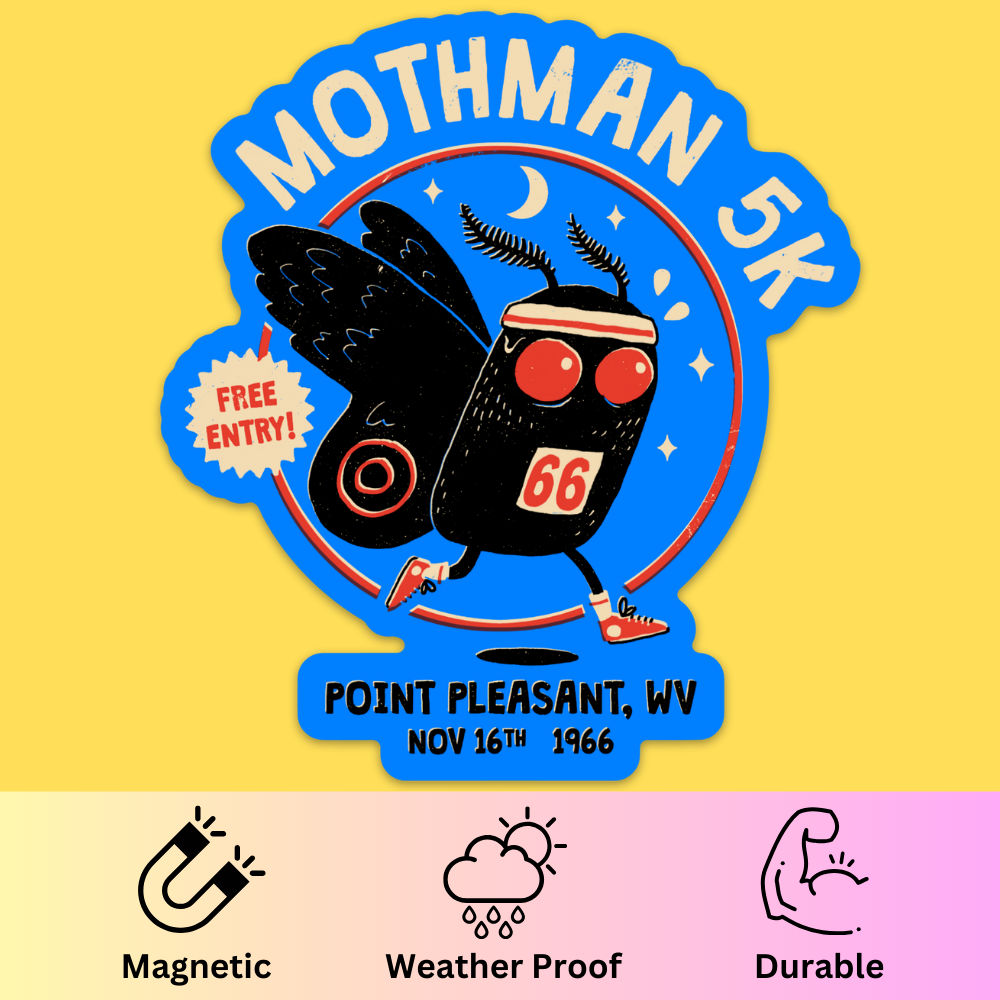 'Mothman 5K' Bumper Magnet