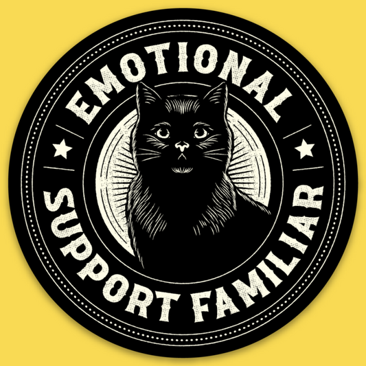 'Emotional Support Familiar' Sticker