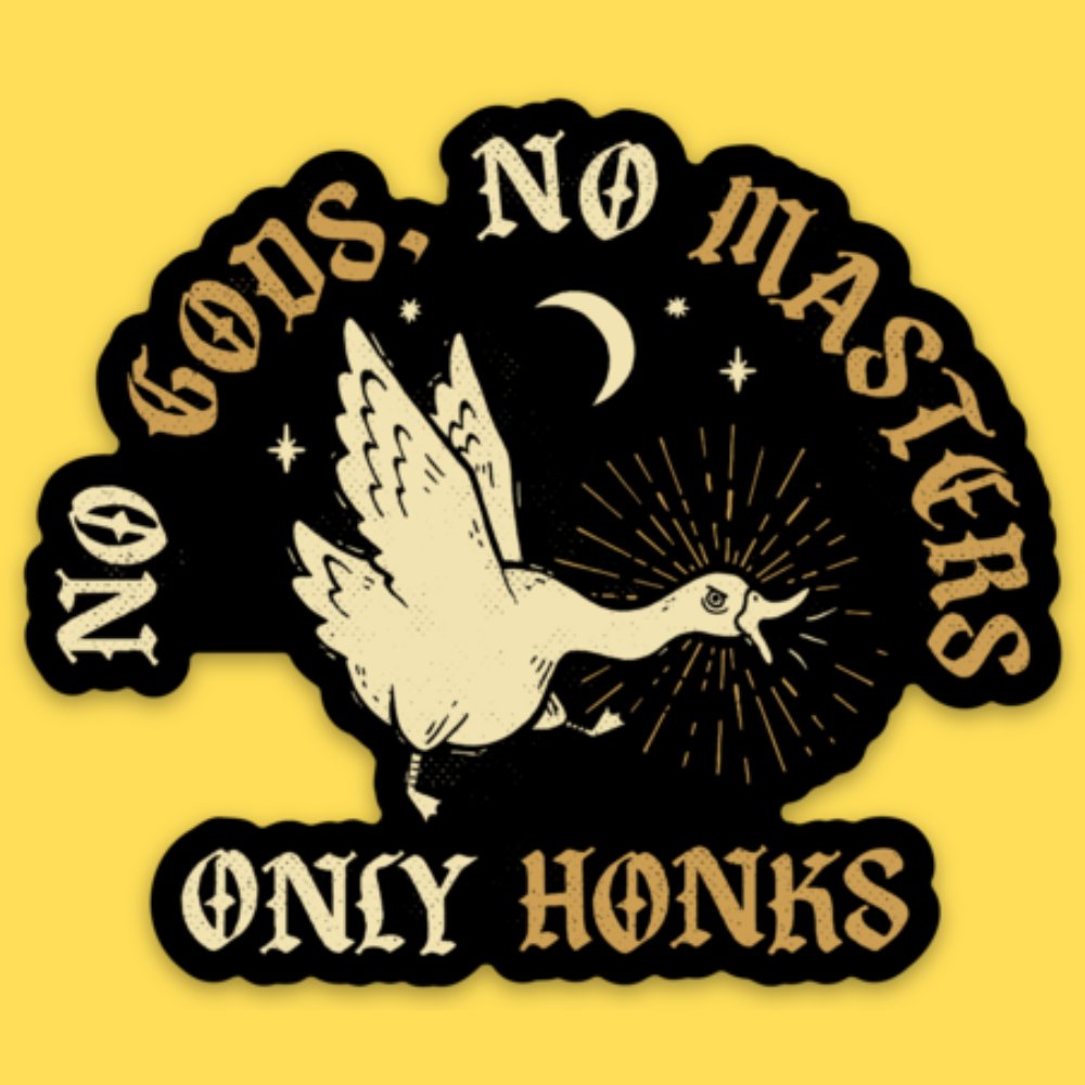 'No Gods, No Masters' Sticker