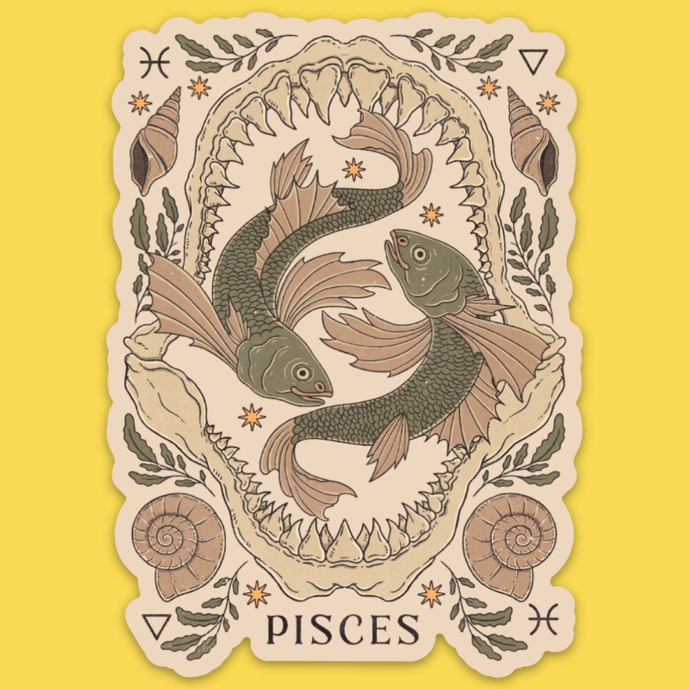 'Pisces' Sticker – Wicked Clothes