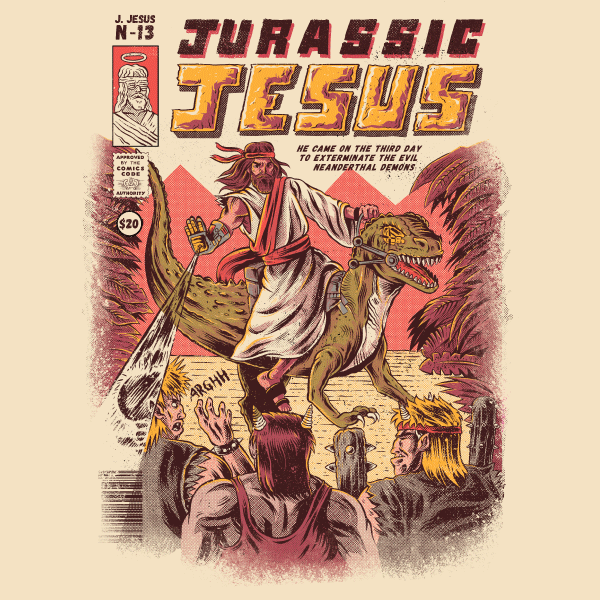 jurassic jesus t shirt