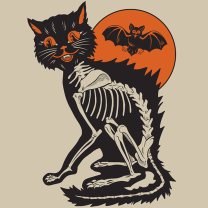 Skeleton Cat' Shirt